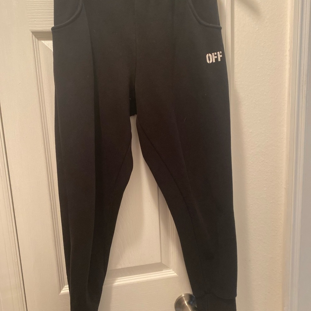 Off White Black Jogger Size XS